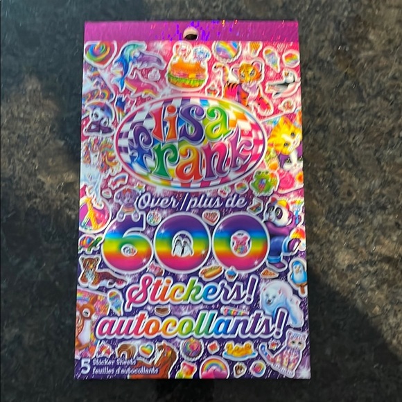 Lisa Frank Sticker Pack with Over 600 Stickers - Picture 1 of 6